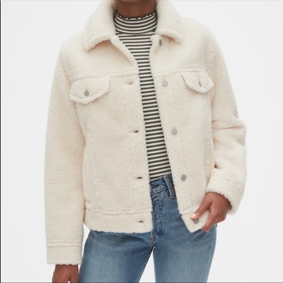 gap sherpa jacket